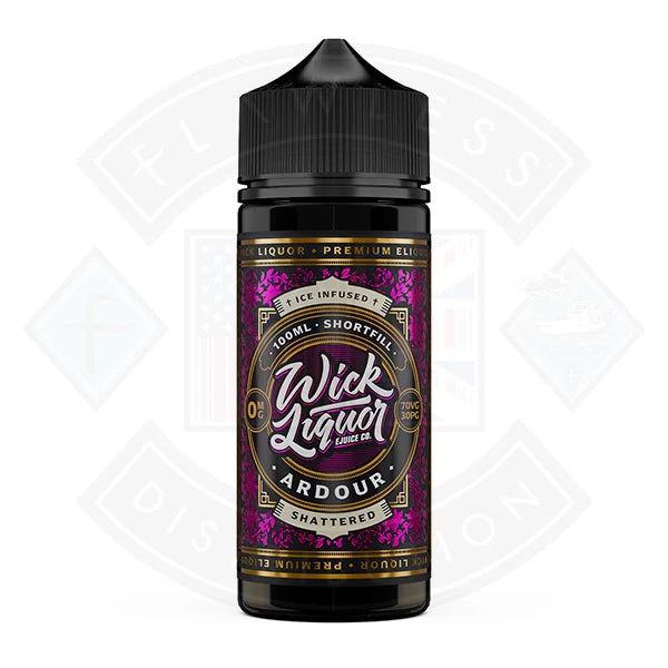 Buy Wick Liquor Ardour Shattered 0mg 100ml Shortfill E-liquid