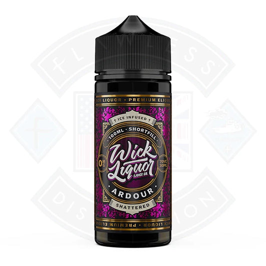 Buy Wick Liquor Ardour Shattered 0mg 100ml Shortfill E-liquid