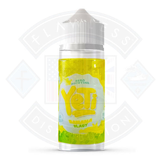Buy Yeti Ice Cold Banana Blast 0mg 100ml Shortfill E-Liquid