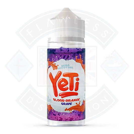 Buy Yeti Ice Cold Blood Orange Grape 0mg 100ml Shortfill E-Liquid