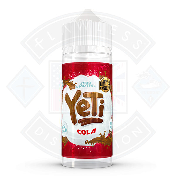 Buy Yeti Ice Cold Cola 0mg 100ml Shortfill E-Liquid