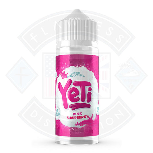 Buy Yeti Ice Cold Pink Raspberry 0mg 100ml Shortfill E-Liquid