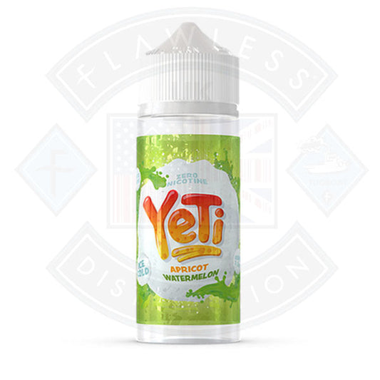 Buy Yeti Ice Cold Apricot Watermelon 0mg 100ml Shortfill E-Liquid