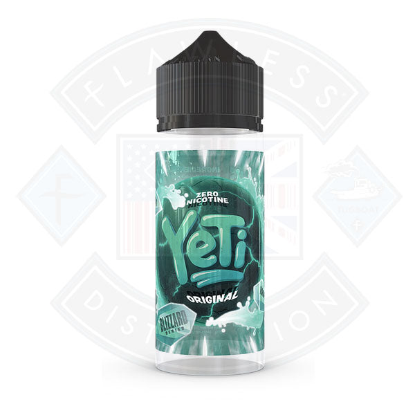 Buy Yeti Blizzard Original 0mg 100ml Shortfill E-Liquid