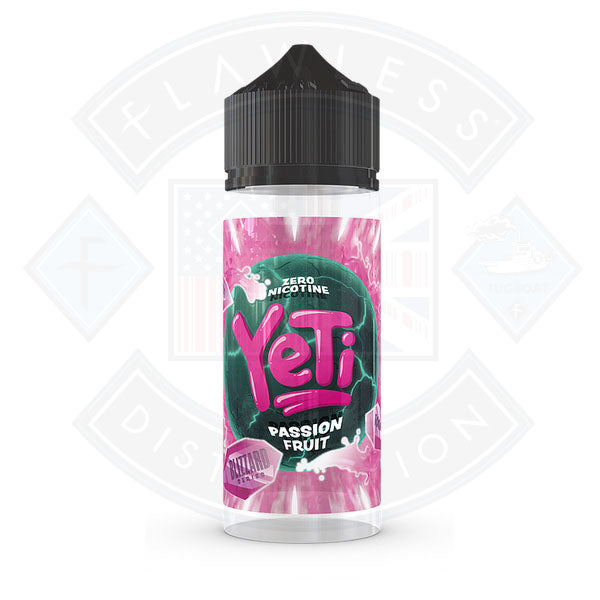 Buy Yeti Blizzard Passion Fruit 0mg 100ml Shortfill E-Liquid