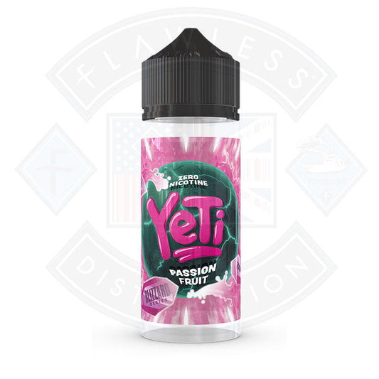 Buy Yeti Blizzard Passion Fruit 0mg 100ml Shortfill E-Liquid