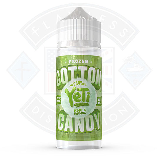 Buy Yeti Cotton Candy Frozen Apple Mango 0mg 100ml Shortfill