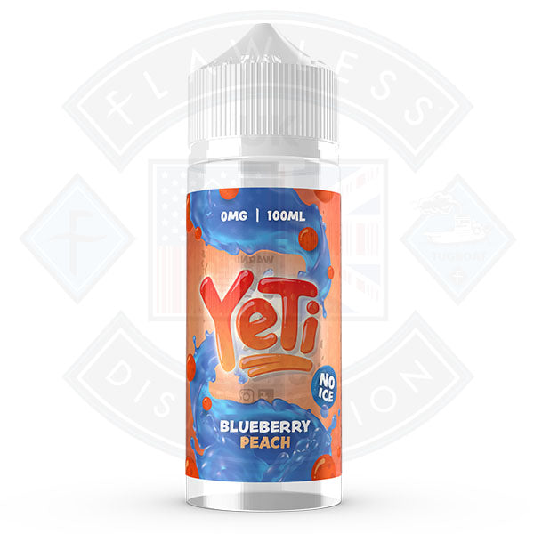 Buy Yeti Defrosted - Blueberry Peach No Ice 100ml 0mg Shortfill E-Liquid