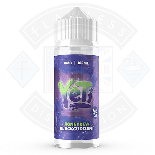 Buy Yeti Defrosted - Honeydew Blackcurrant No Ice 100ml 0mg Shortfill E-Liquid