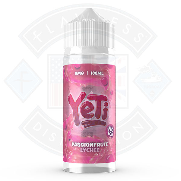 Buy Yeti Defrosted - Passionfruit Lychee No Ice 100ml 0mg Shortfill E-Liquid