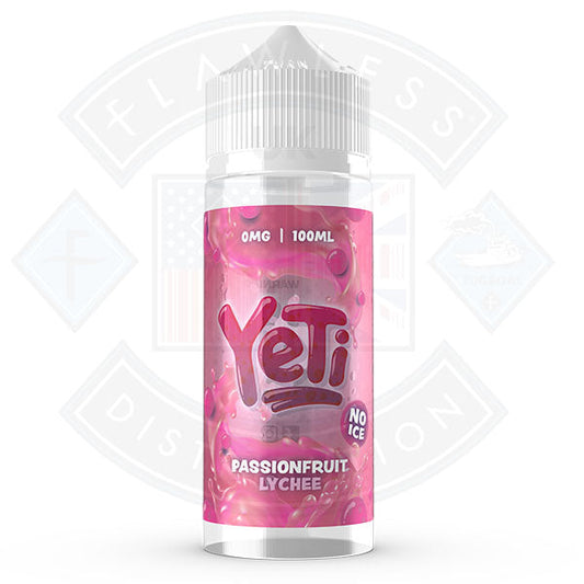 Buy Yeti Defrosted - Passionfruit Lychee No Ice 100ml 0mg Shortfill E-Liquid