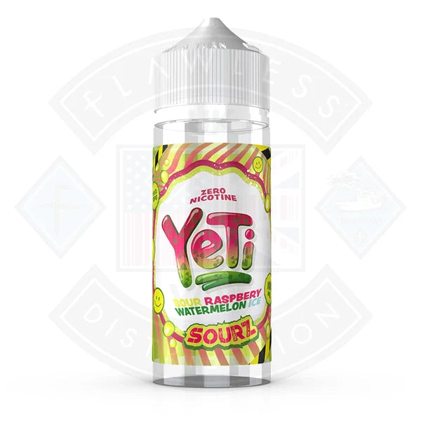 Buy Yeti Sourz Raspberry Watermelon Ice 0mg 100ml Shortfill E-Liquid
