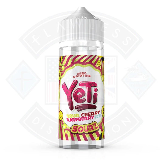 Buy Yeti Sourz Cherry Raspberry Ice 0mg 100ml Shortfill E-Liquid