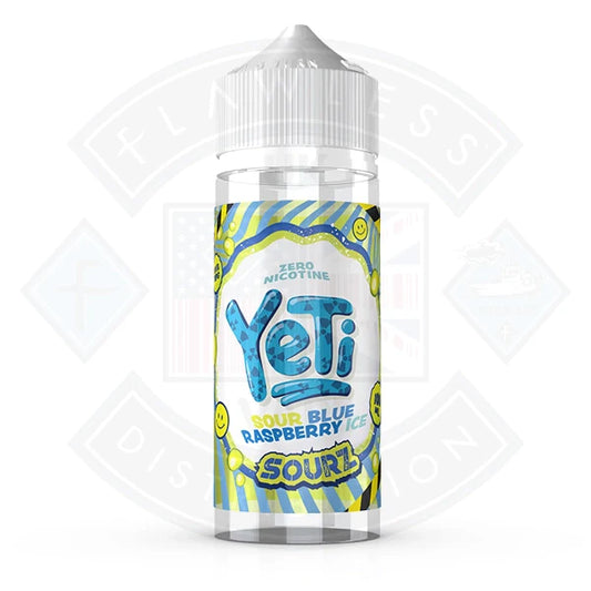Buy Yeti Sourz Blue Raspberry Ice 0mg 100ml Shortfill E-Liquid