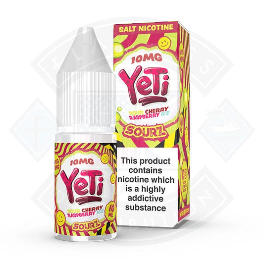 Buy Yeti Sourz Cherry Raspberry Ice 10ml E-Liquid