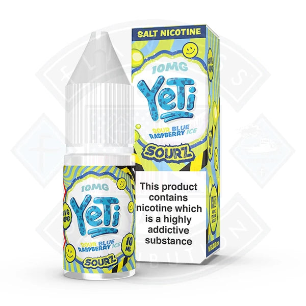 Buy Yeti Sourz Blue Raspberry Ice 10ml E-Liquid