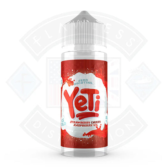 Buy Yeti Ice Cold Strawberry Cherry Raspberry 0mg 100ml Shortfill E-Liquid