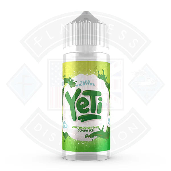 Buy Yeti Ice Cold Kiwi Passionfruit Guava 0mg 100ml Shortfill E-Liquid