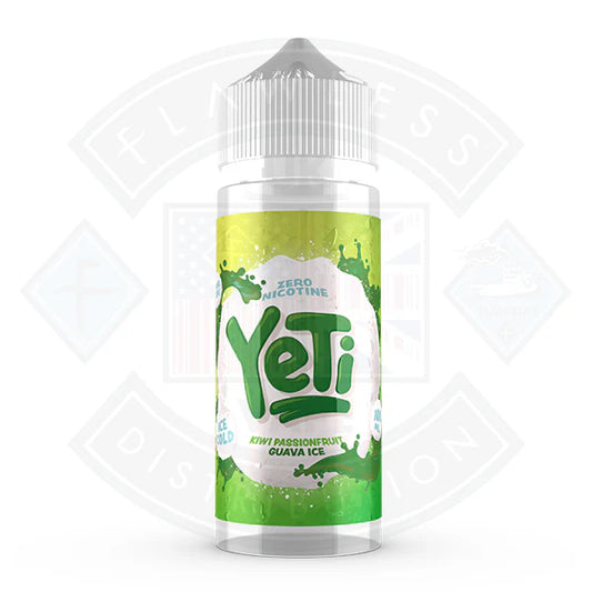 Buy Yeti Ice Cold Kiwi Passionfruit Guava 0mg 100ml Shortfill E-Liquid