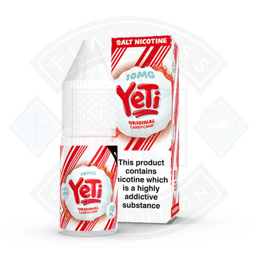 Buy Yeti Salt - Original Candy Cane 10ml E Liquid