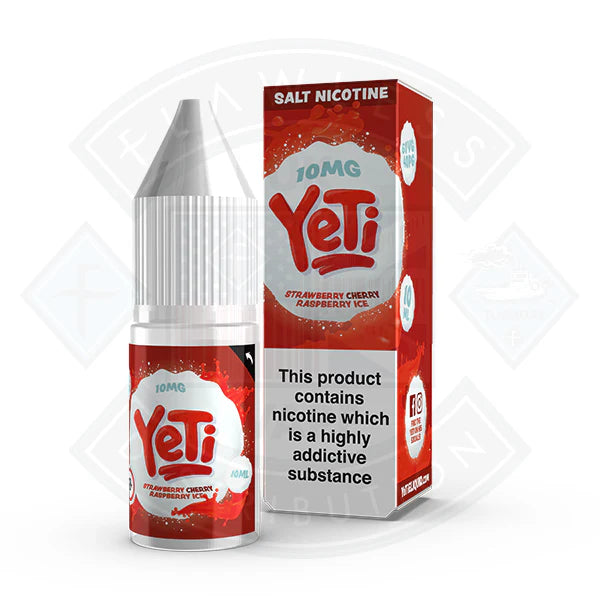 Buy Yeti Salt - Strawberry Cherry Raspberry ICE 10ml E Liquid