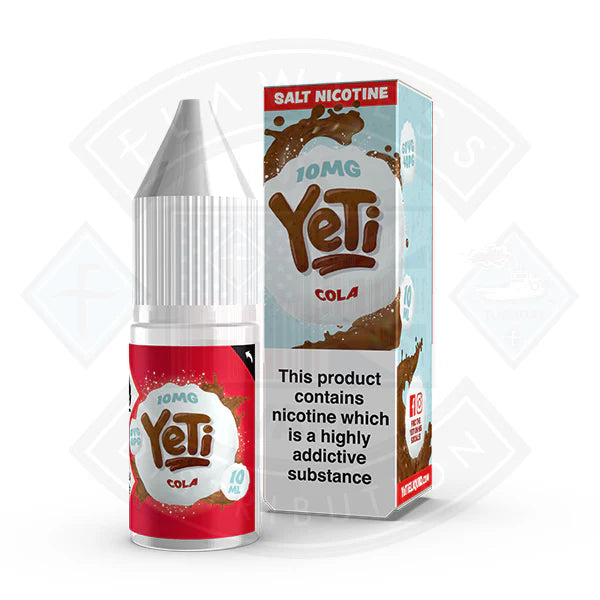 Buy Yeti Salt - Cola 10ml E Liquid