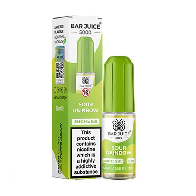 Buy Bar Juice 5000 10ml Nic Salt - Pack of 10 Sour Rainbow *New*