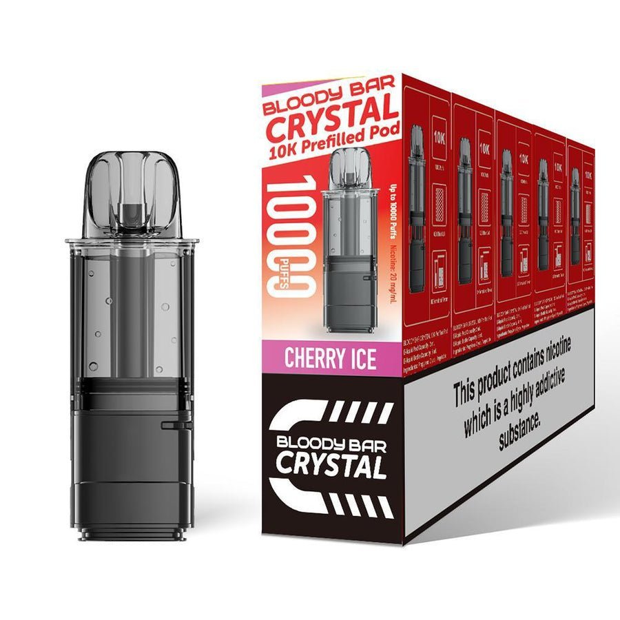 Buy Bloody Bar Crystal 10000 Replacement Pods - Pack of 5 Cherry Ice
