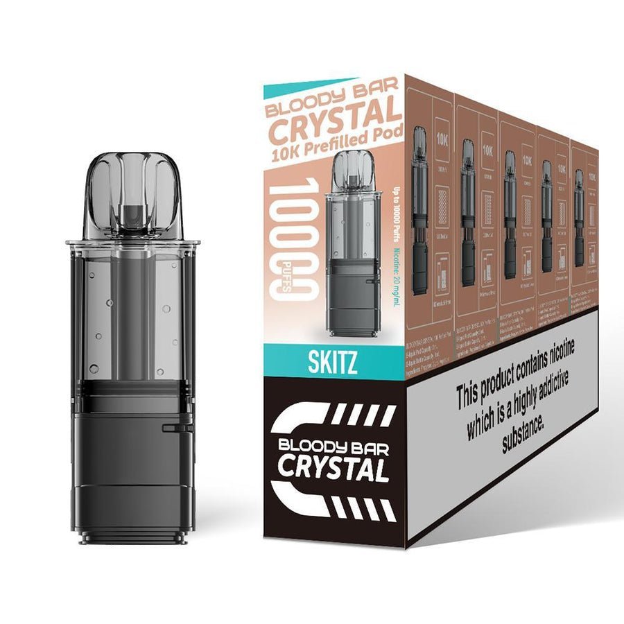 Buy Bloody Bar Crystal 10000 Replacement Pods - Pack of 5 Skitz