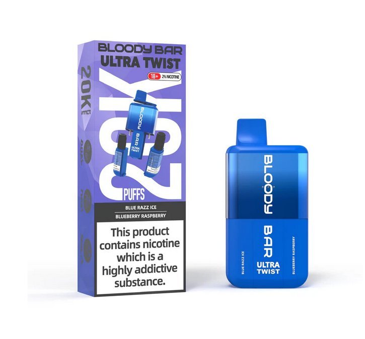 Buy Bloody Bar Ultra Twist 20000 Puffs Disposable Vape - Box of 5