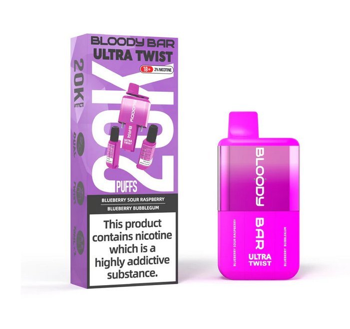 Buy Bloody Bar Ultra Twist 20000 Puffs Disposable Vape - Box of 5