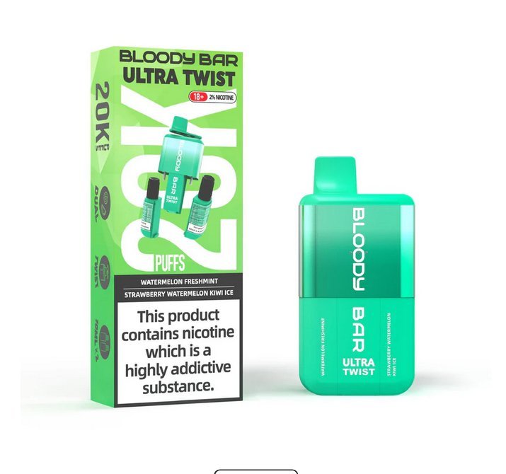 Buy Bloody Bar Ultra Twist 20000 Puffs Disposable Vape - Box of 5