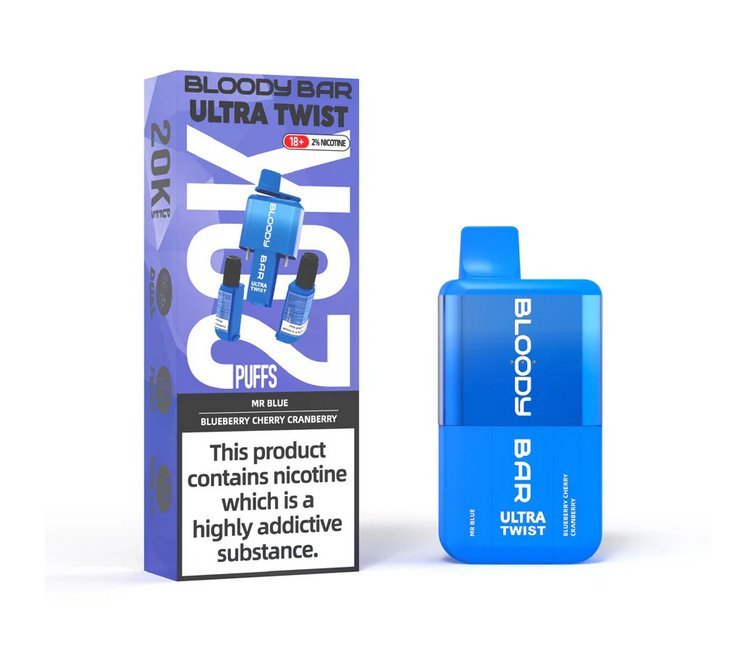 Buy Bloody Bar Ultra Twist 20000 Puffs Disposable Vape - Box of 5