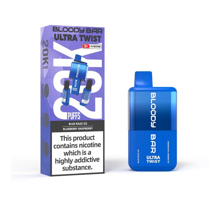 Buy Bloody Bar Ultra Twist 20000 Puffs Disposable Vape - Box of 5