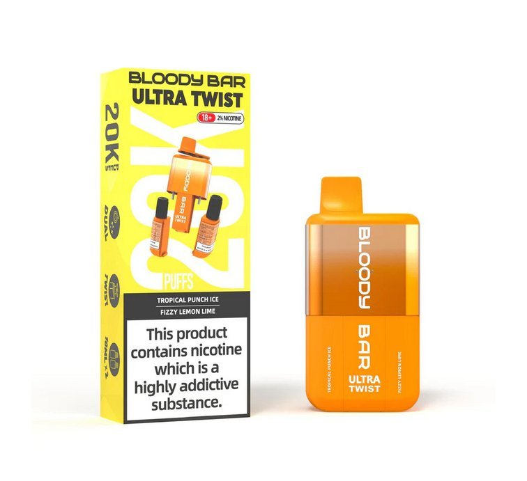 Buy Bloody Bar Ultra Twist 20000 Puffs Disposable Vape - Box of 5