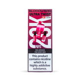 Buy Bloody Bar Ultra Twist 20000 Puffs Disposable Vape - Box of 5 Pink Lemonade Pink Gummy Bear