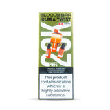 Buy Bloody Bar Ultra Twist 20000 Puffs Disposable Vape - Box of 5 Tropical Punch Ice Fizzy Lemon Lime