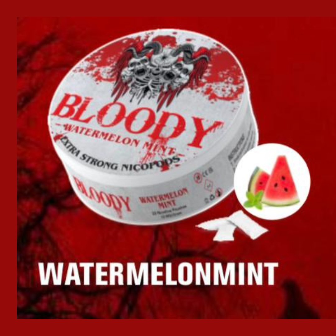 Buy Bloody Mary Nicotine Pouches - Pack of 10 Watermelon Mint 20mg