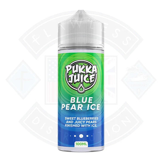 Buy Pukka Juice Blue Pear Ice 0mg 100ml Shortfill
