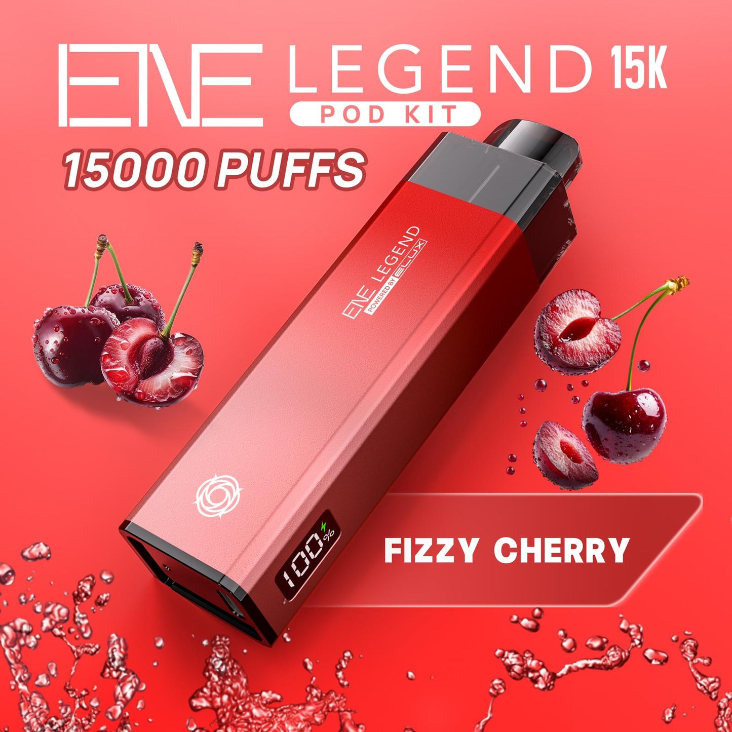 Buy Elux ENE Legend 15k Vape Pod Kit Box of 5 Fizzy Cherry