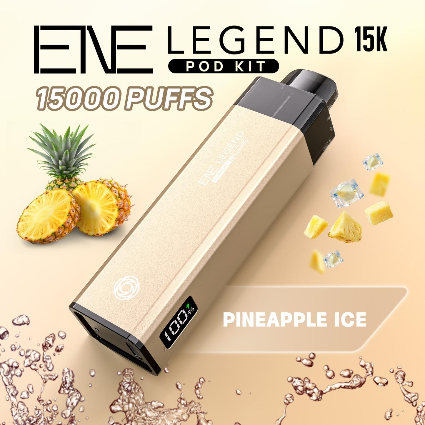 Buy Elux ENE Legend 15k Vape Pod Kit Box of 5 Pineapple Ice