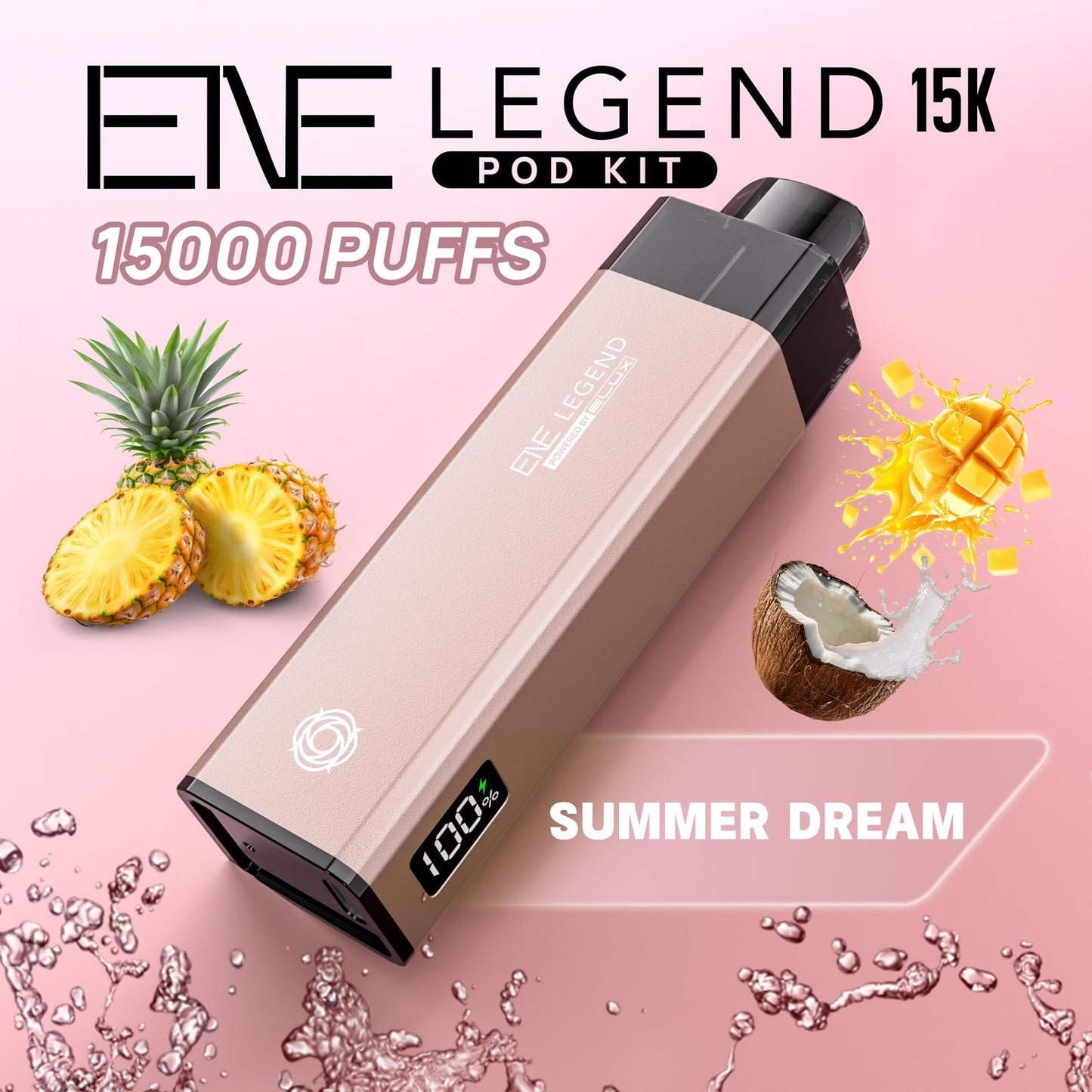 Buy Elux ENE Legend 15k Vape Pod Kit Box of 5 Summer Dream