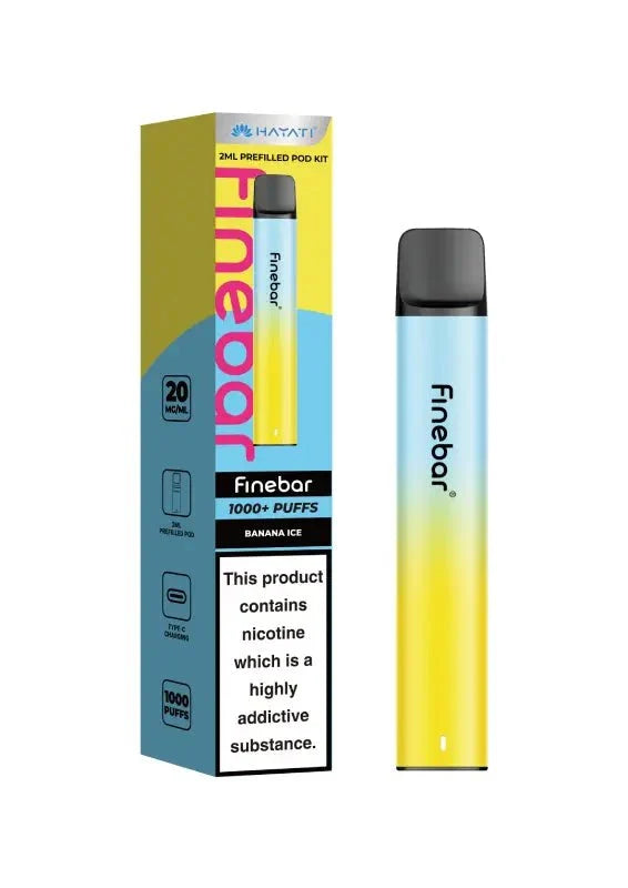 bulk wholesale Hayati Finebar 1000 Prefilled Pod Kit - Banana Ice