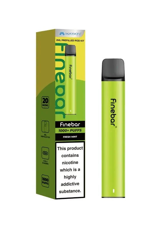 bulk wholesale Hayati Finebar 1000 Prefilled Pod Kit - Fresh Mint