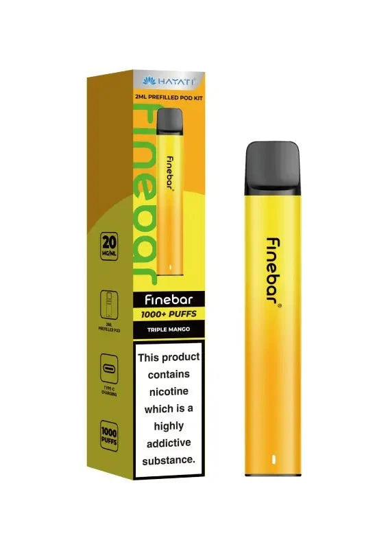 bulk wholesale Hayati Finebar 1000 Prefilled Pod Kit - Triple Mango