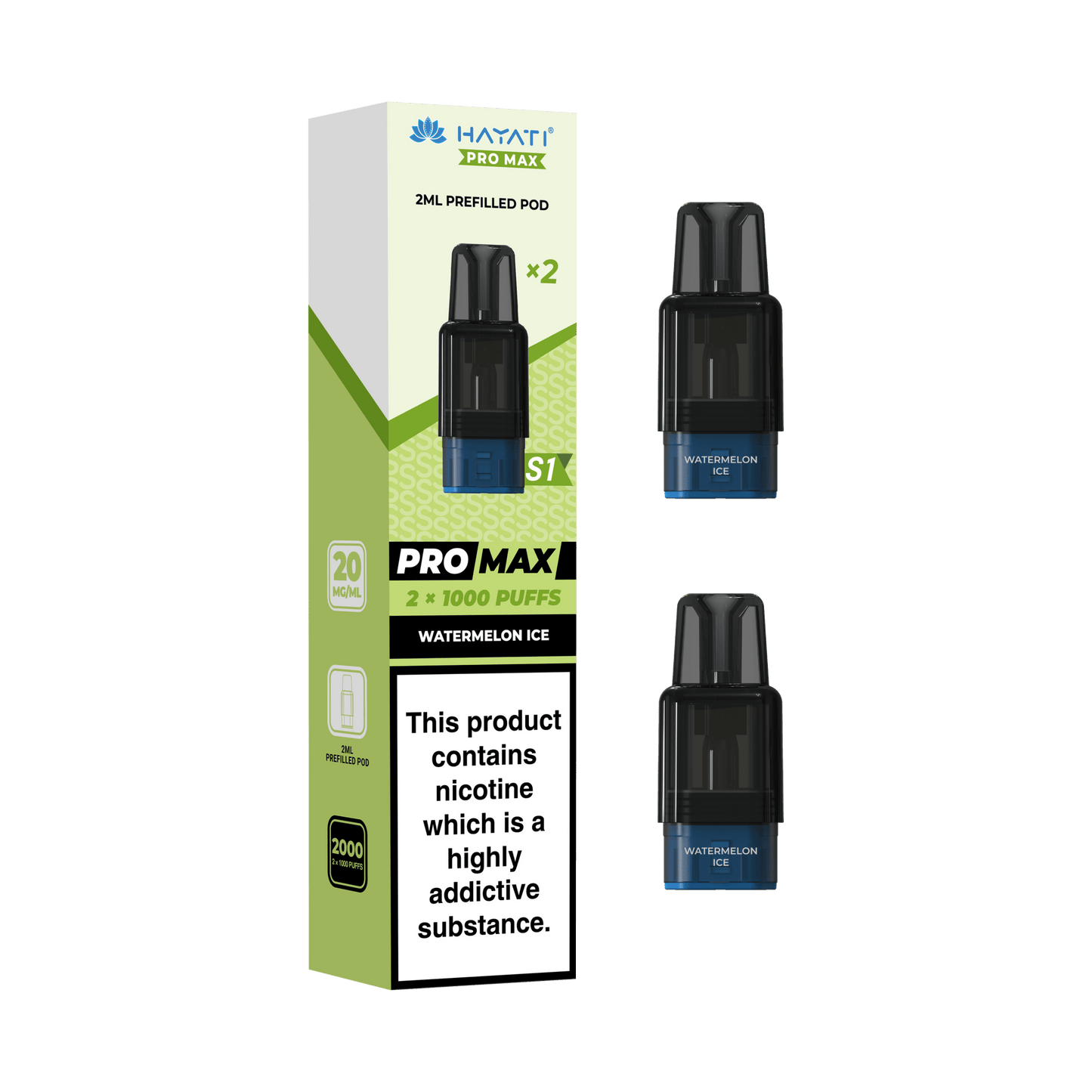 bulk wholesale Hayati Pro Max S1 Prefilled Pods Box of 10 - Watermelon Ice