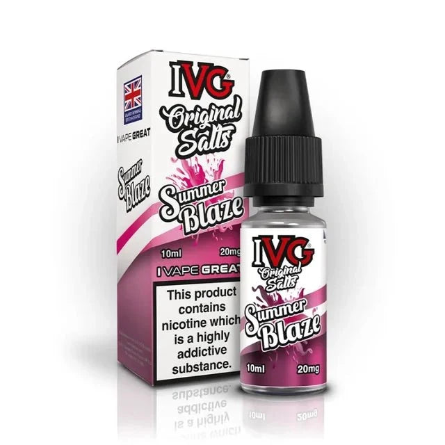 bulk wholesale IVG Original Nic Salts E-liquids 10ml Box of 10 - Summer Blaze