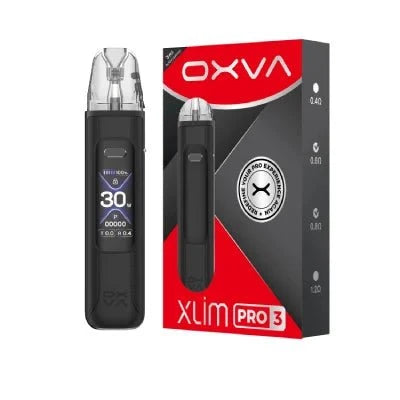 Buy Oxva Xlim Pro 3 Pod Vape Kit Black Leather