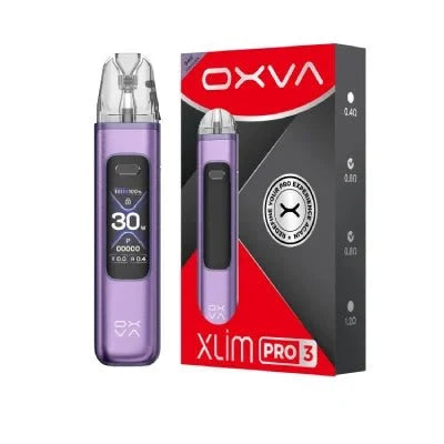 Buy Oxva Xlim Pro 3 Pod Vape Kit Purple Silk