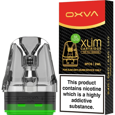 Buy OXVA Xlim SS DNA Replacement Pods (Pack of 3) 1.2 Ohm